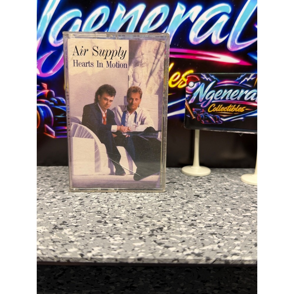Air Supply Hearts In Motion Cassette Tape 1986 Arista AC9-8426 Soft Rock Chrome